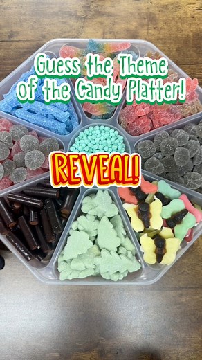 🐜🦋It’s Candy Platter REVEAL TIME! Did you guess it?!🦋🐜 #reels #viral #satisfying #asmr #explorepage #candies #funny | Poppin Candy