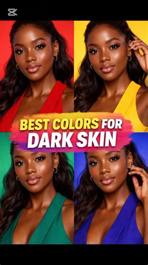 Best Colors for Dark Skin | Style Tips#fashion #viral