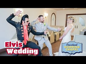 Steve & Andrea's Elvis Wedding in Las Vegas | Graceland Chapel