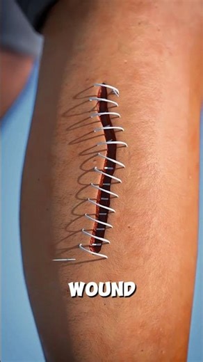 What really happens when you get stitches? 🪡