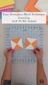 38K views · 355 reactions | Let’s make perfect hourglass quilt blocks...