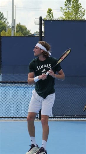 Tsitsipas’ Forehand at Full Speed Is LETHAL #shorts #tennis #stefanostsitsipas