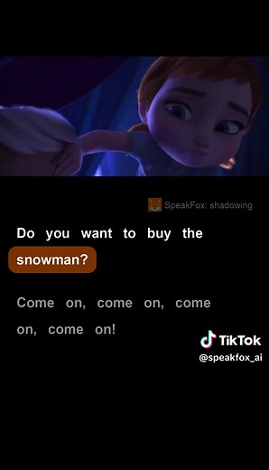 shadowing practice — frozen, anna wakes elsa #shadowing #shadowingenglish #shadowingapp #disney #frozen #englishlearning #pronunciation #speakenglish #learnenglish #englishpractice