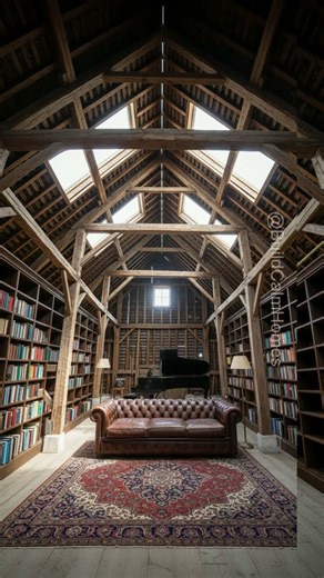 Embrace Serenity: The Grand Library Loft