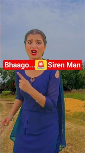 🚨 Siren man mere peeche pad gaya! #shorts #comedy #trending #funny #sirenhead