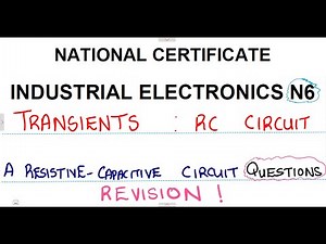 Industrial Electronics N6 Transients RC Circuits part 2 examples ‪@mathszoneafricanmotives‬