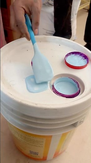 Berger Bison Glow Colour Making | Colour Code 2408 | Step-by-Step Mixing #colormixing #shorts #yt