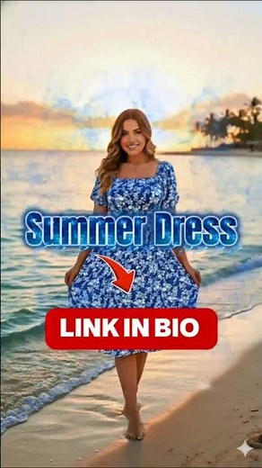 Summer Beach Dress – Floral 3D Print & Square Neck Design #floraldress #summerdresses #beachdress