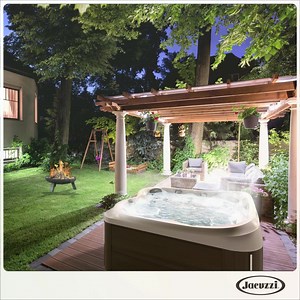 1.3K views · 33 reactions | Elevate your backyard living space with a premium Jacuzzi® Hot Tub. Explore hot tub models at https://www.jacuzzi.com/en-us/hot-tubs. #JacuzziOfficial #JacuzziBrand #JacuzziHotTub #PremiumLifestyle #Premium #HotTubs #Wellness #Backyard #BackyardDesign #DesignFeed #BackyardRetreat | Jacuzzi | Facebook