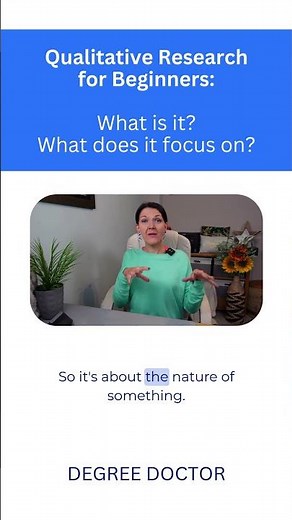 Qualitative Research for Beginners - What does “qualitative research” actually mean?