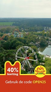 Bobbejaanland opent de deuren op 5 april! 🎢 Koop je tickets nu met 40% korting en kom langs met je vrienden! | Bobbejaanland