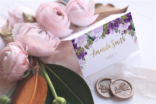 Place Card Editable Template, Table Name Card, Printable Seat Cards, Birthday Party Table Place Cards Digital Instant Download 43 - Etsy