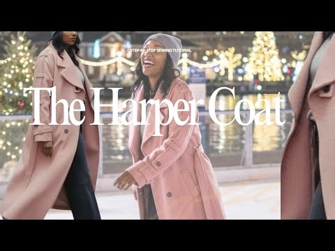 Harper Coat Sewing Tutorial | Luxury DIY Coat Pattern