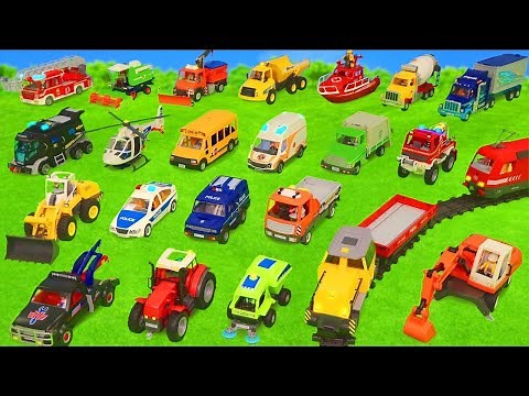 Différents véhicules jouets pour enfants