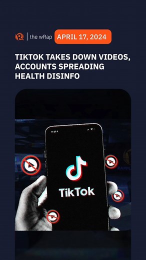 TikTok takes down videos, accounts reported by Rappler; commits to better tracking TikTok takes down 43 videos spreading health-related disinformation and terminated accounts found propagating this content. Full story: https://www.rappler.com/technology/tiktok-takes-down-videos-accounts-reported-commits-better-tracking/ | Rappler