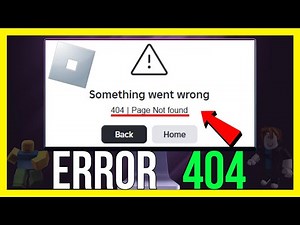 How to FIX Error Code 404 Roblox (Page Not Found)