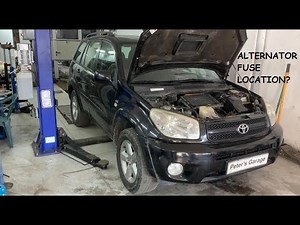 Toyota RAV4 Alternator fuse relay location replacement XA20