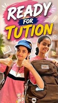 Navya की Tuition से पहले Ready! 🤩 #ReadyForTuition #NavyaLifeHubs #StudyTime