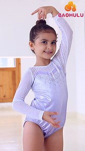 Watch Gymnastics Leotards for Toddler Girls Shiny Lace Spliced on Amazon Live