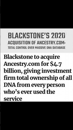 Blackstone's 2020 Ancestry.com Buyout: Your DNA Data at Stake?