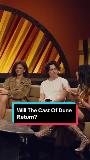 The cast of 'Dune: Part Two' shared if they would be down to return for the next installment of the franchise 👀 See their work come to life in #DuneMovie, coming to theaters March 1! Get your tickets at the link in bio #movietok #filmtok #dune #zendaya #florencepugh #timotheechalamet