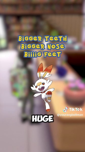 Pre-Evolution Concept Art for Scorbunny in Pokémon