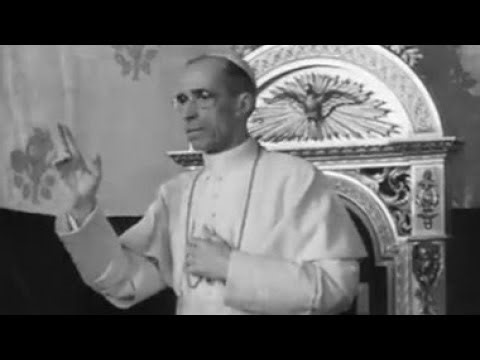 Pope Pius XII Speaks To Allied Soldiers (1944)