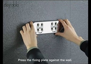 DEEABLO NEW YORK Double Shower Soap Dispenser Shampoo Conditioner Dispenser Shower Soap Dispenser Wall Mount Shower Dispenser Pump. Shower Dispenser 2 Chamber no Drill (White, Double)