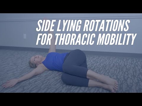 Side Lying Rotations - Thoracic Exercises - CORE Chiropractic