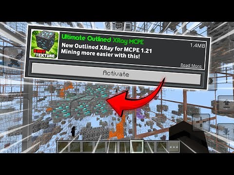 TEXTURE PACK X-RAY MCPE 1.21+ TERBARU 😱 || XRAY + NIGHT VISION MCPE TERBARU