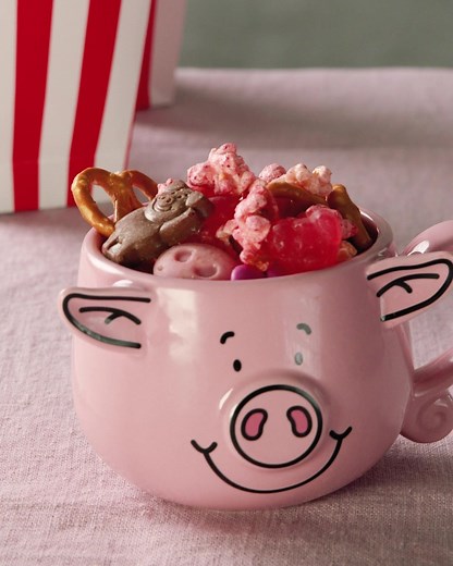 We call this a Pig N Mix! This Percy Pig selection is full of your go-to faves like Percy Piglet Gummy Sweets, with some special guest appearances including Milk Chocolate Percys and Percy Flavoured Chocolate Snouts. It’s the perfect addition to any movie night! To get your trotters on them, tap the link below or head to your local M&S Foodhall 👇 ocado.com/pignmix | Ocado