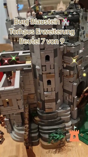 Burg Blaustein 🏰 Torhaus Erweiterung - Beutel 7 von 9 #burgblaustein #bluebrixx #klemmbausteine