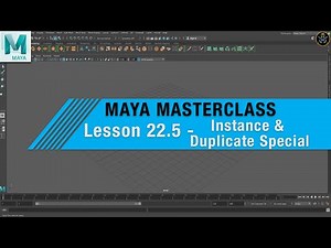 MAYA MASTERCLASS 22.5 - How to Instance & Duplicate Special in Maya
