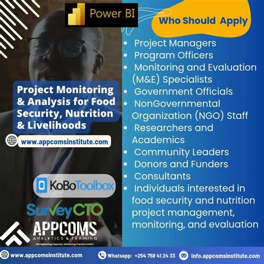 Project Monitoring & Analysis for Food Security & Nutrition