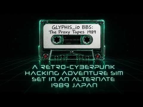 The Ultimate 1989 Retro-Hacking Experience | GLYPHIS_IO BBS Official Trailer #HackingGame