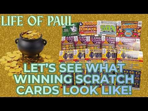 Big Scratch cards wins by my viewers, and £50 of scratchcards scratched by me! Thank you everyone