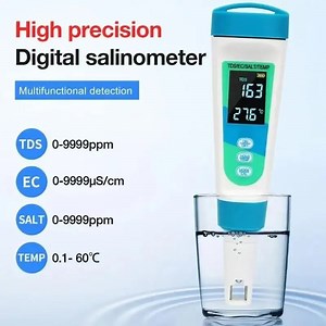 [Hot Item] Hot Selling Home Water Quality Test 4-in-1 Salinity Temperature TDS/Ec Meter