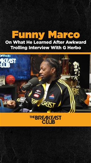 🔊 Funny Marco dives into the last time he felt uncomfortable and what he learned from G Herbo’s trolling: "I was just so much in character..." | Breakfast Club