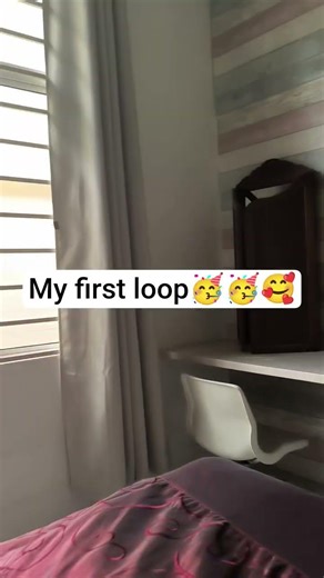 my first successful loop💕🥳
