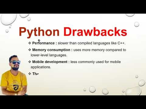 Python Session 5 Python Drawbacks