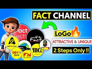 The *BEST* Fact Channel Logo Tutorial 🔥{Attractive !! }