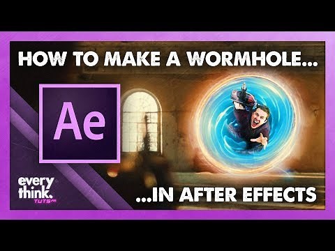 How To Make A WORMHOLE | Adobe After Effects Tutorial
