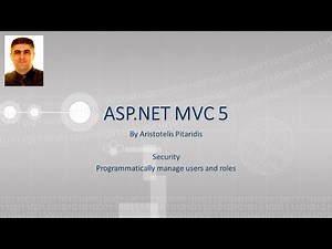 ASP.NET MVC 5 : 4.6 Security - Programmatically manage users and roles