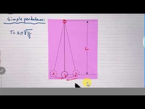 Simple pendulum s26
