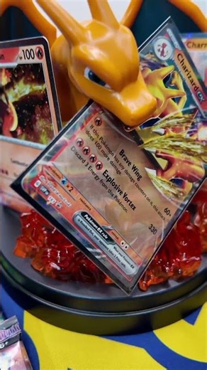 This Charizard box is actually cool, 10 booster packs inside,we’re opening some soon🔥 #pokemon