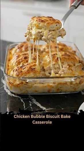 Chicken Bubble Biscuit Bake Casserole