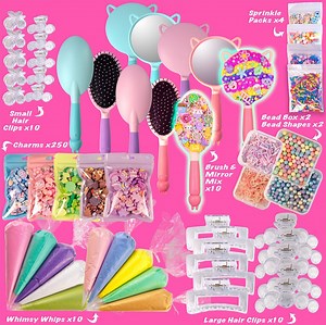 DIY Decoden Party Kit - DIY Brushes & Mirrors - Options From 5-20 People - Etsy