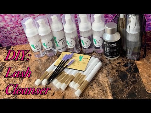 DIY Lash Foam Cleanser