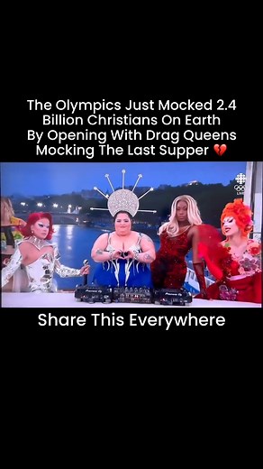 🛑 The Olympics in France: Mocking the Last Supper of Christ 🛑 Recently, the Olympic organizers in France staged a controversial depiction of the Last Supper of Christ, sparking outrage among Christians worldwide. This act of mockery isn't just offensive; it’s a blatant disrespect to our Savior and the cornerstone of our faith. 📖 The Bible speaks clearly on this matter: "Do not be deceived: God cannot be mocked. A man reaps what he sows." - Galatians 6:7 In the face of such disrespect, it is c
