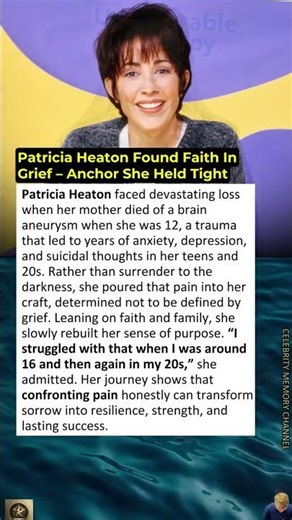 Patricia Heaton Found Faith In Grief – Anchor She Held Tight